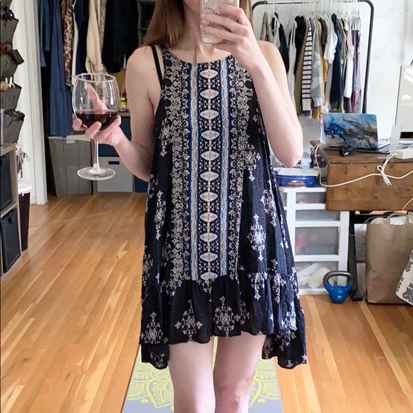Free People Dresses & Skirts - 🍷Free People Black Trapeze Dress Size XS